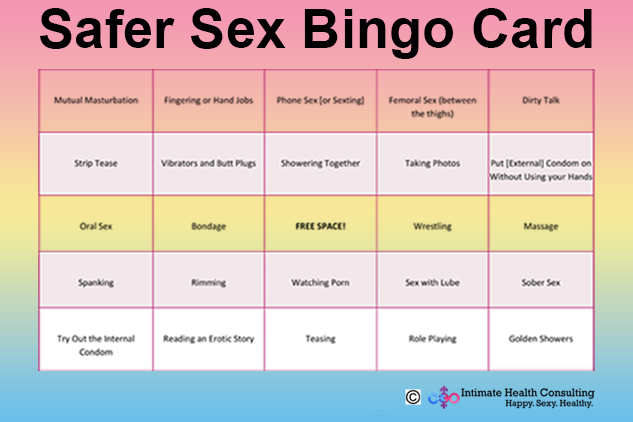 Safer Sex Bingo Card › Intimate Health Consulting 